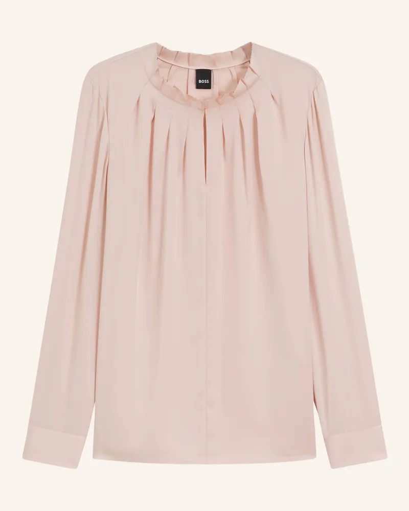 HUGO BOSS Business Bluse BANORAH1 Regular Fit Lila