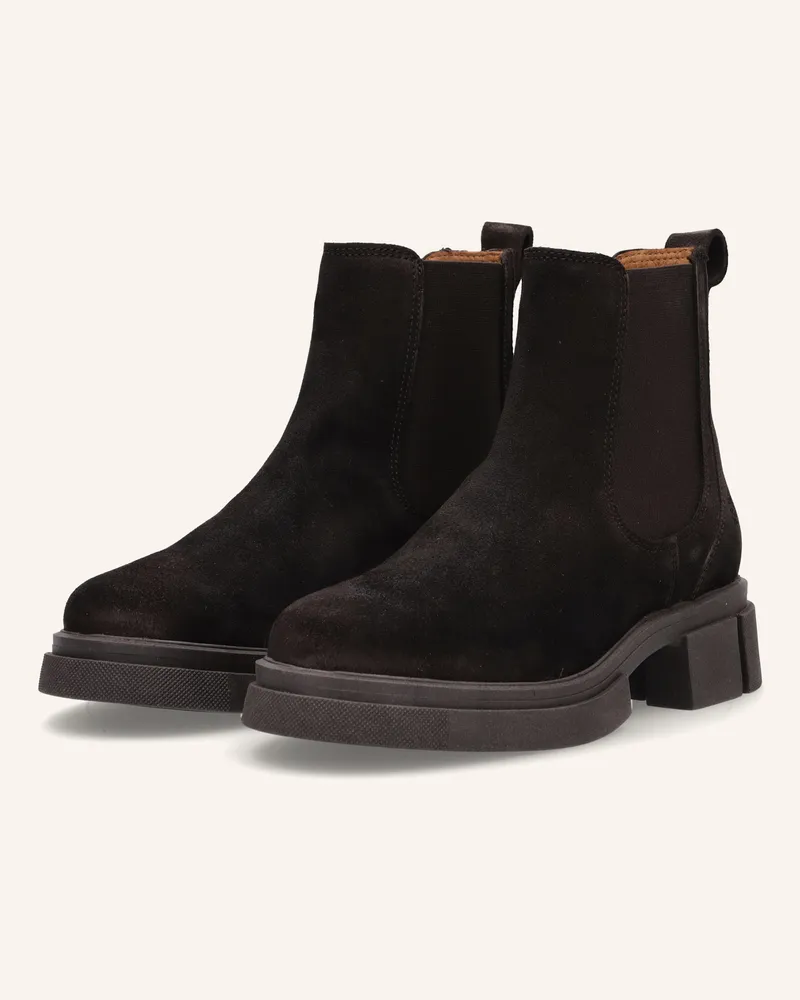 Apple of Eden Chelsea Boots Dunkelbraun