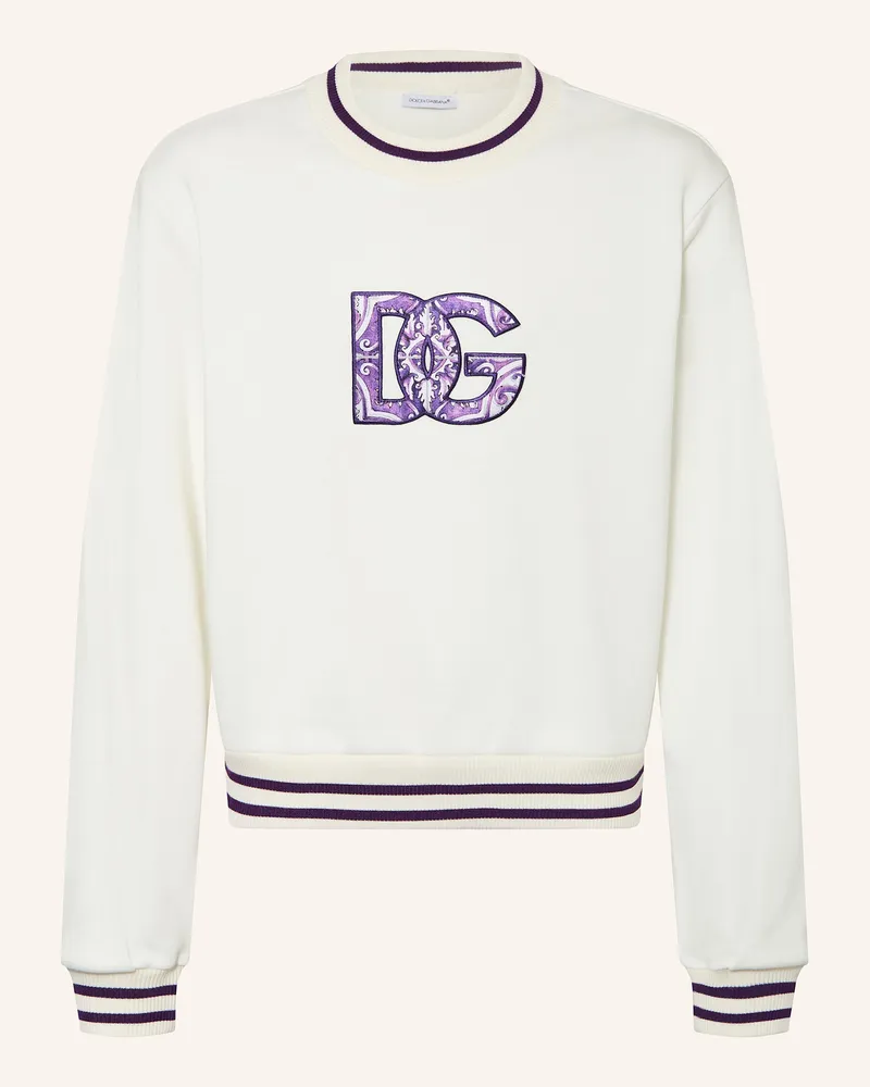 Dolce & Gabbana Sweatshirt weiss Weiss