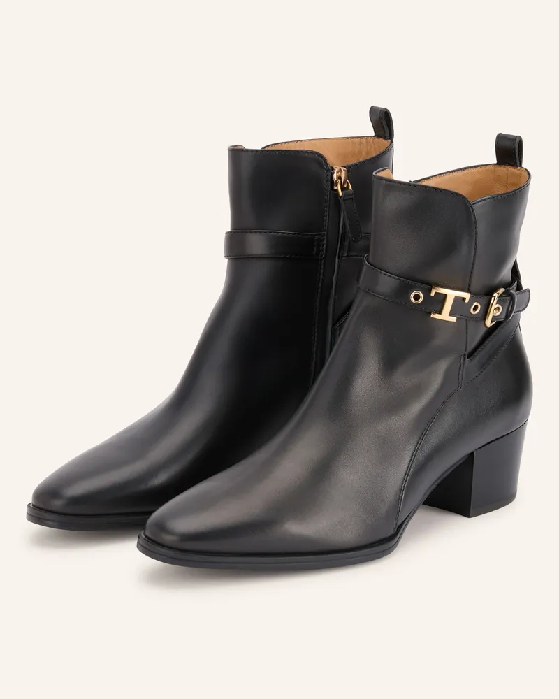 TOD'S Stiefeletten schwarz Schwarz