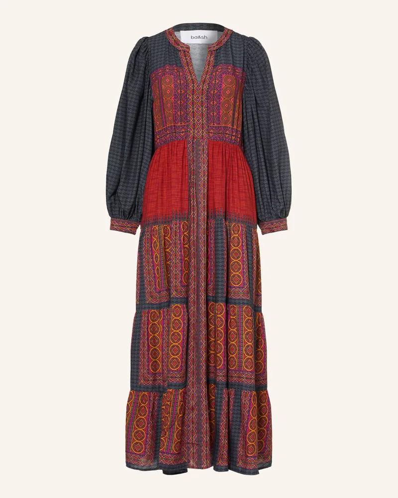 ba&sh Kleid Olly rot Dunkelrot