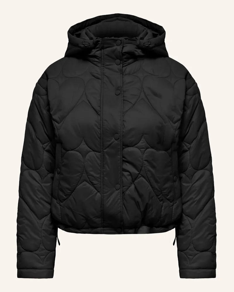 only Steppjacke schwarz Schwarz