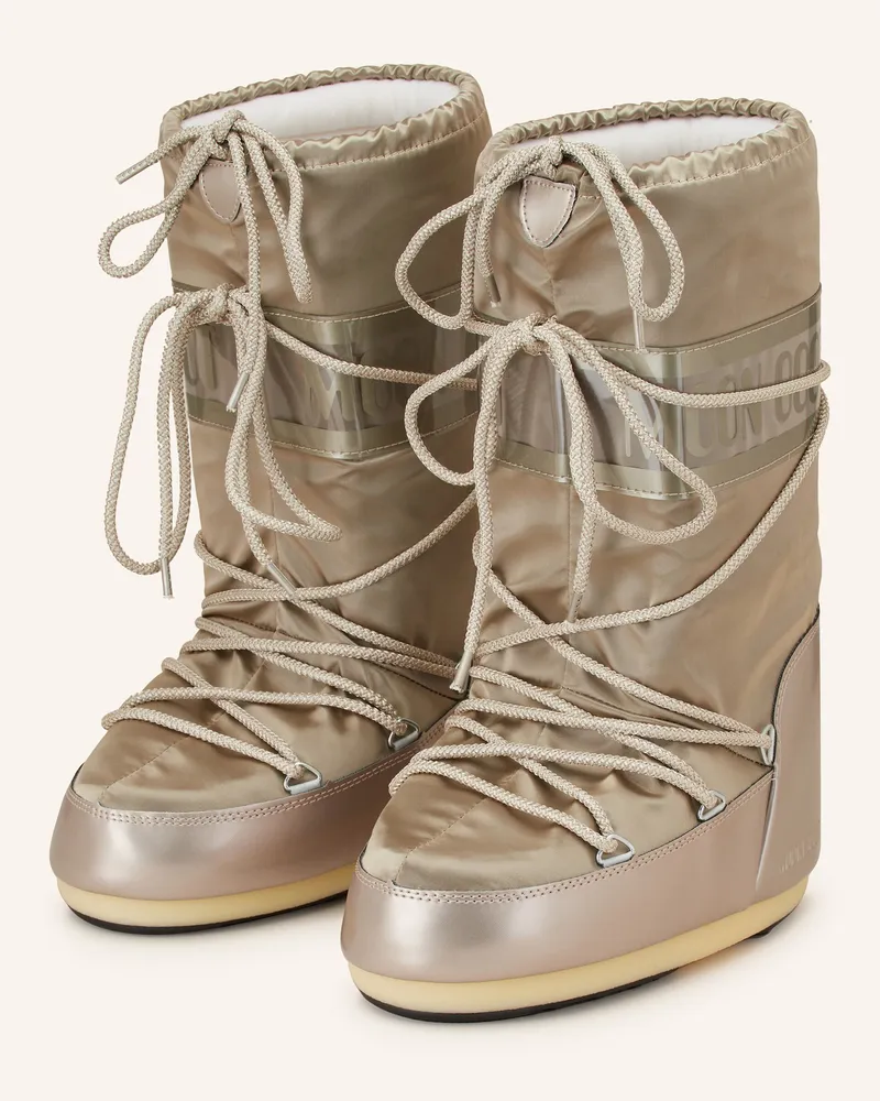 Moon Boot Moon Boots Icon Glance gold Grau