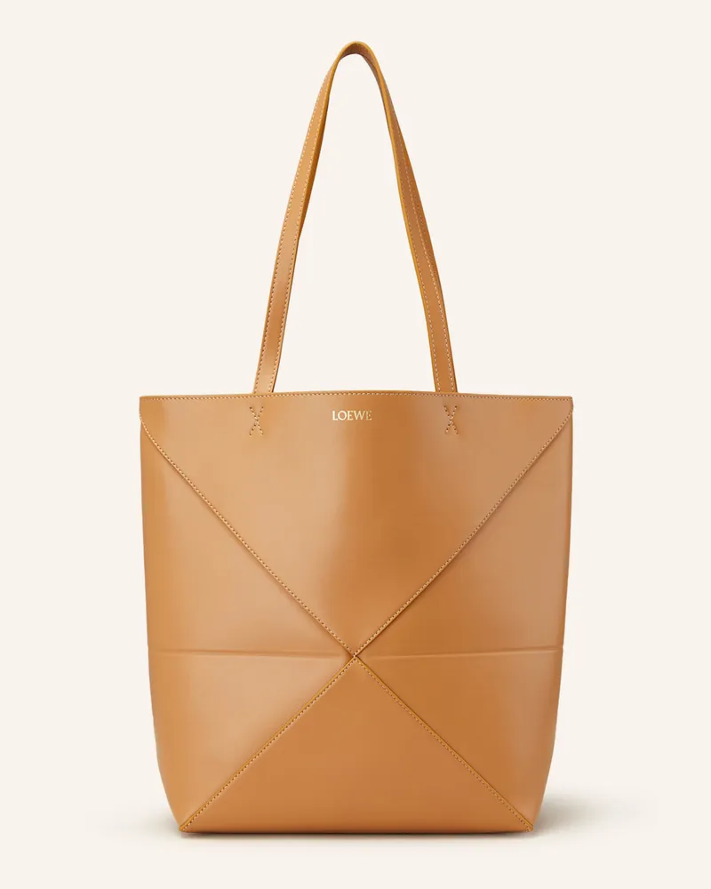 Loewe Shopper Puzzle Fold beige Camel