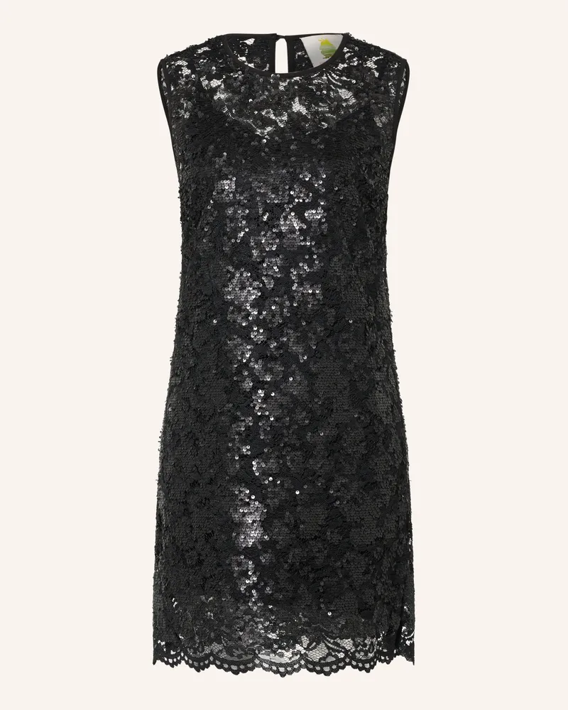 Princess goes Hollywood Kleid Aus Spitze Mit Pailletten schwarz Schwarz
