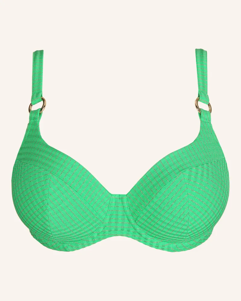 PrimaDonna Bügel-Bikini-Top MARINGA mit Glitzergarn Gruen