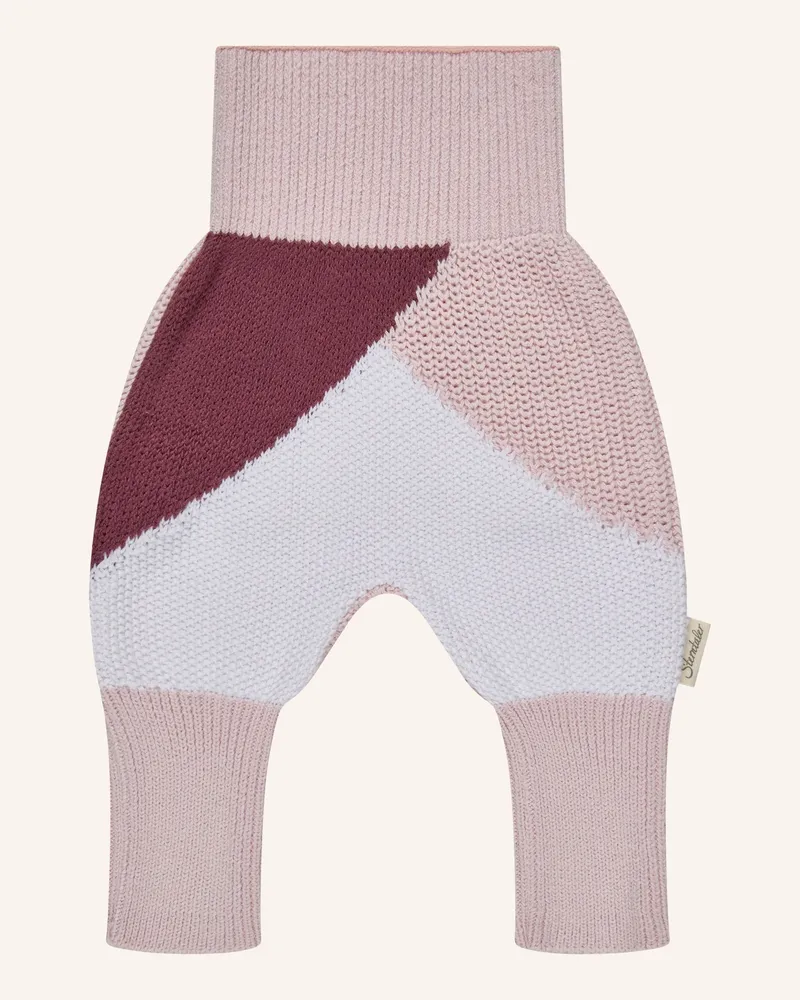 Sterntaler Strickhose Colorblocking pink Rosa