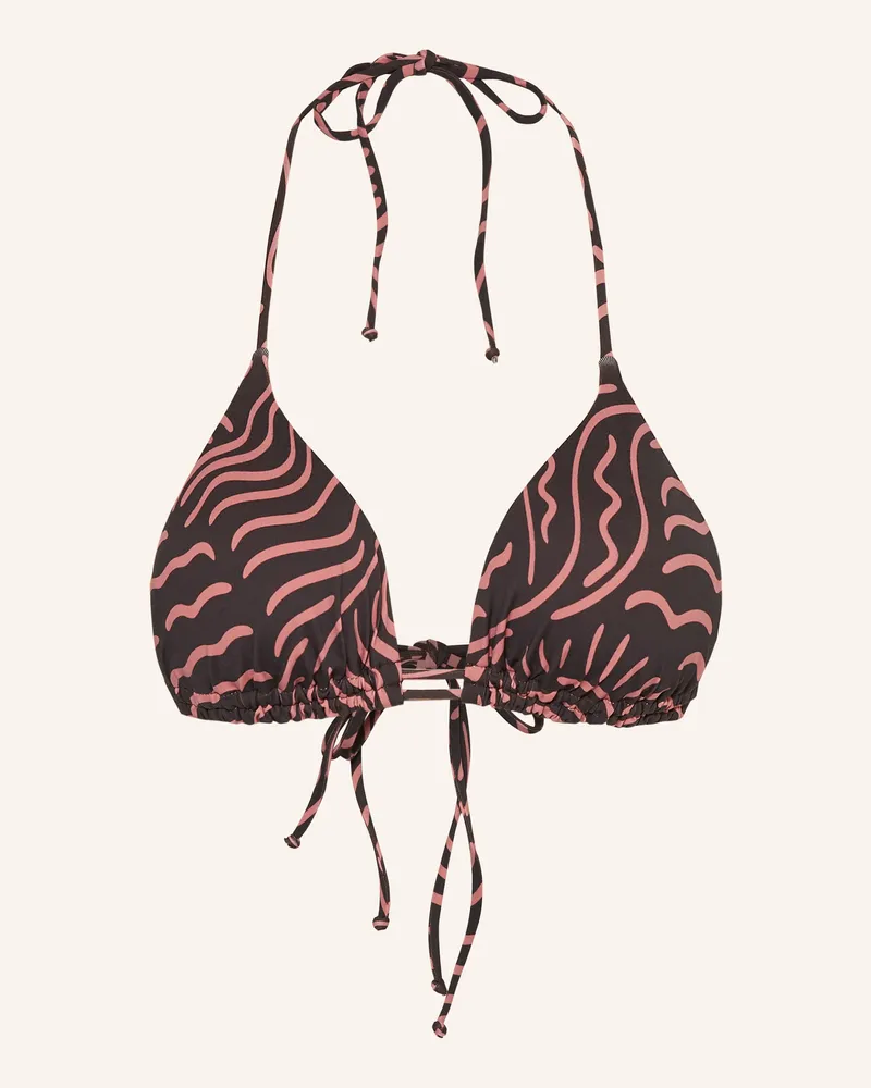OAS Triangel-Bikini-Top JAVA LORENZO AZZURA Schwarz