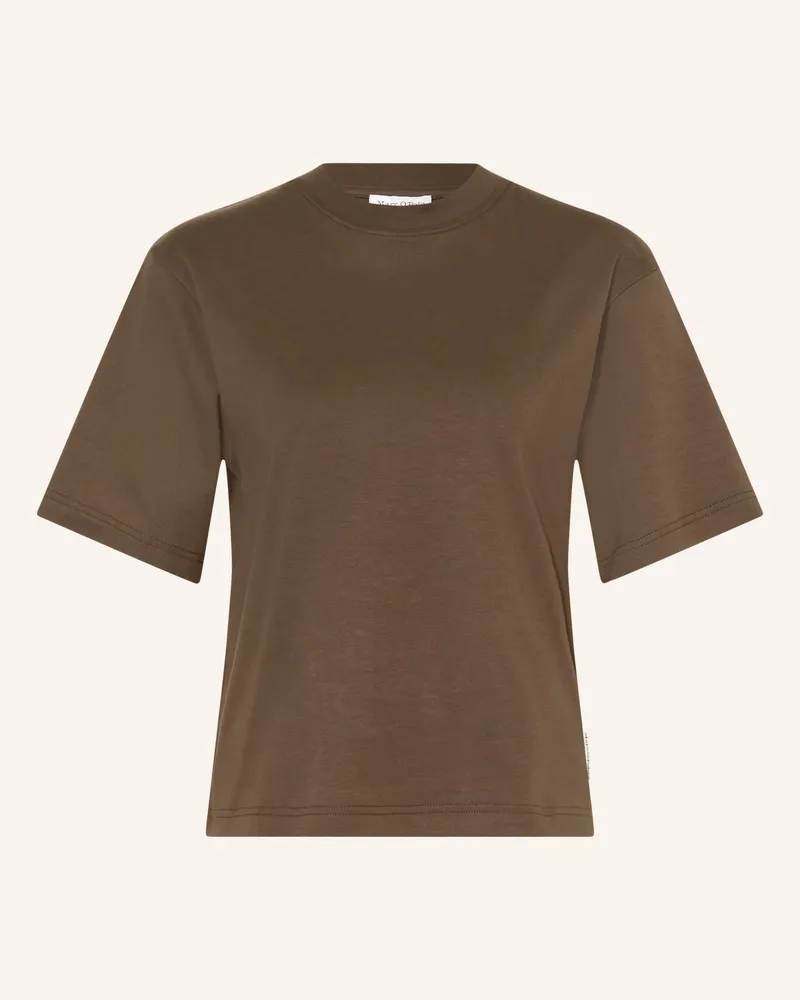 Marc O'Polo T-Shirt gruen Dunkelbraun