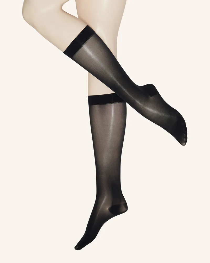 ITEM m6 Fein-Kniestrümpfe Translucent 20 Conscious blau 544