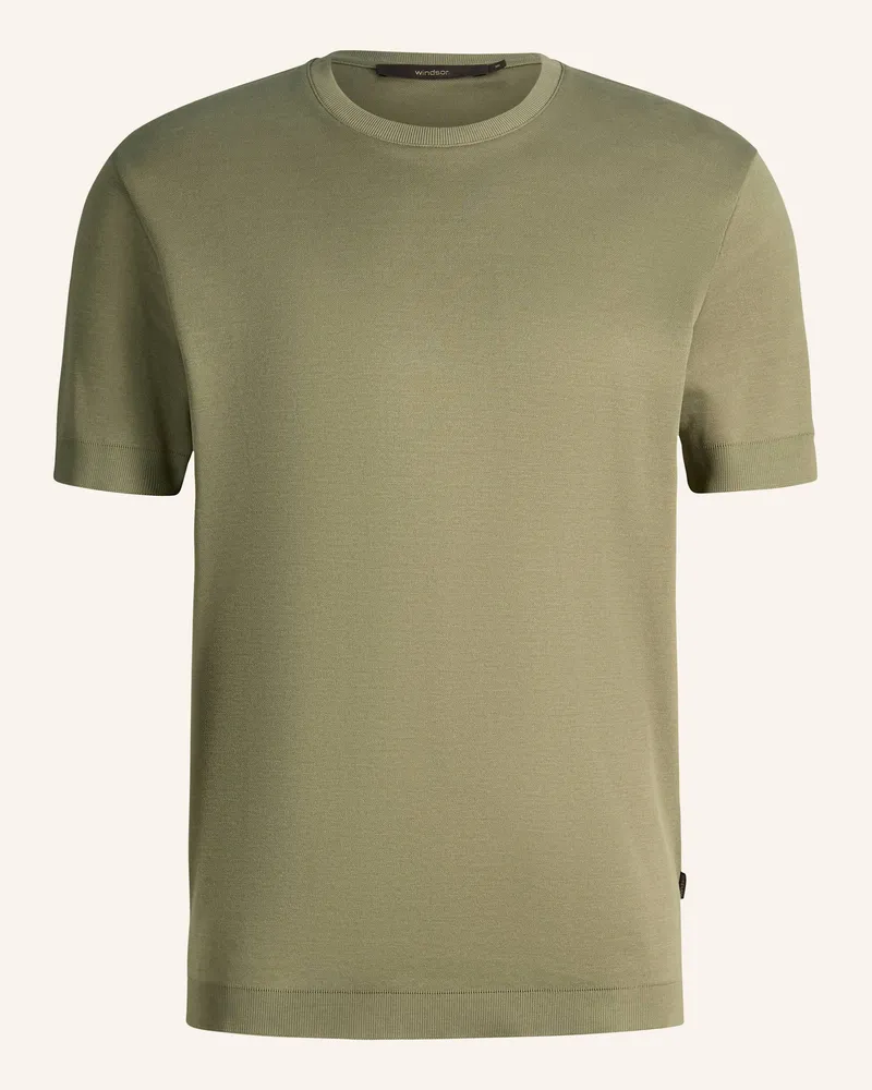 windsor. Strickshirt Floro gruen Grün