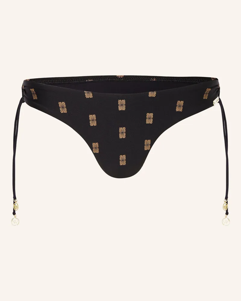 watercult Triangel-Bikini-Hose MICROCRAFT Schwarz