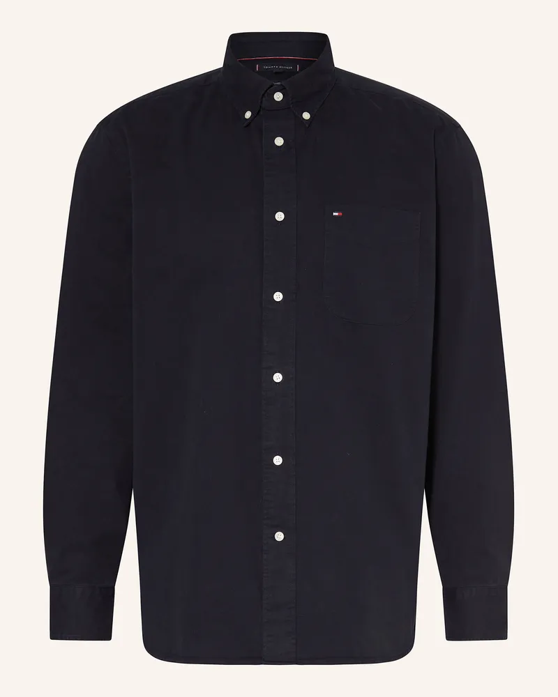 Tommy Hilfiger Hemd Relaxed Fit blau Dunkelblau
