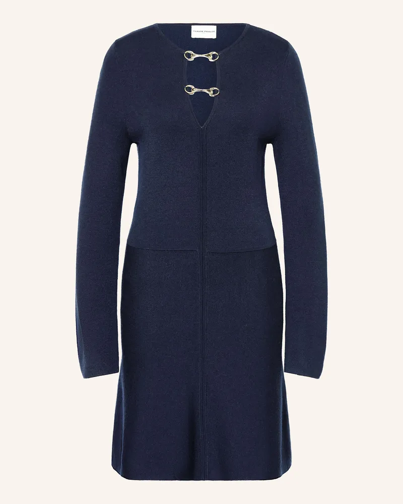 Claudie Pierlot Strickkleid blau Dunkelblau