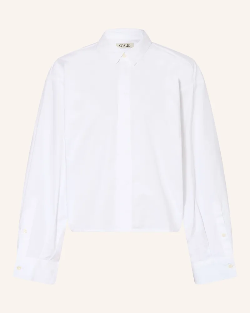 SoSUE Hemdbluse weiss Weiss