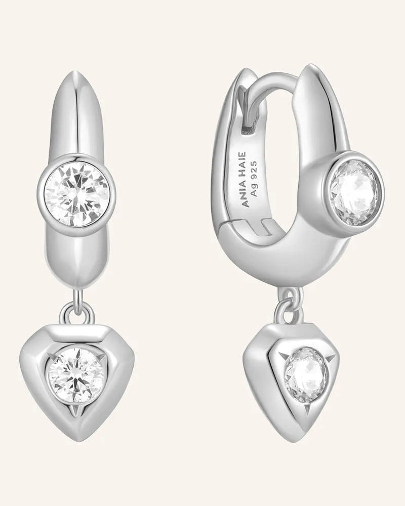 ANIA HAIE Creolen  Aus  925er Sterlingsilber silber Silber