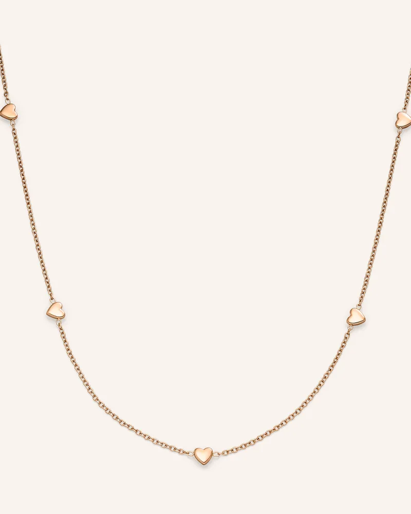 S.Oliver Halskette  Aus  Edelstahl rosegold Roségold