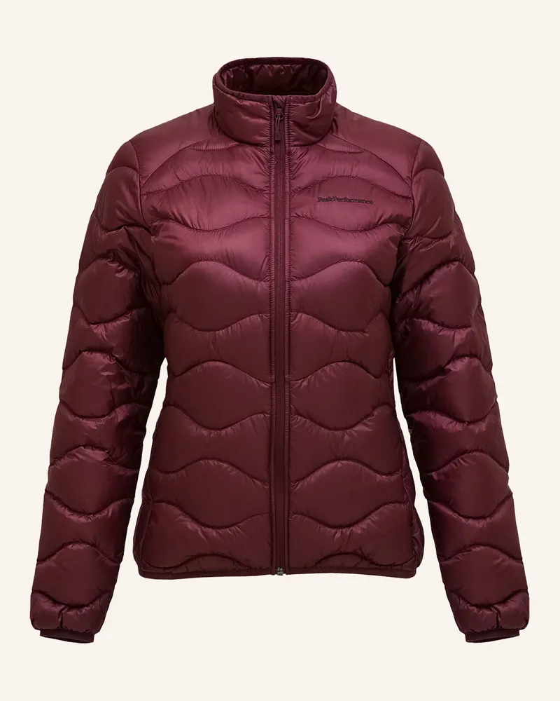 Peak Performance Daunenjacke Helium rot Dunkelrot