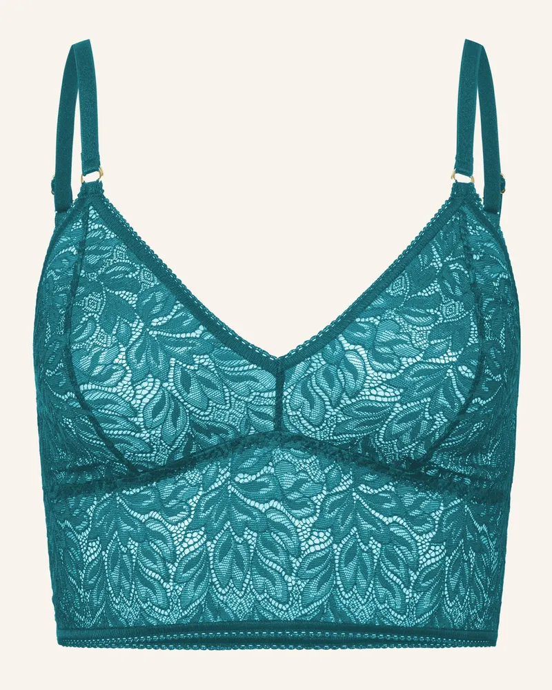 Ehrlich Textil Iconic Lace Bralette Top Aus Spitze - Verstellbare Träger blau Blau