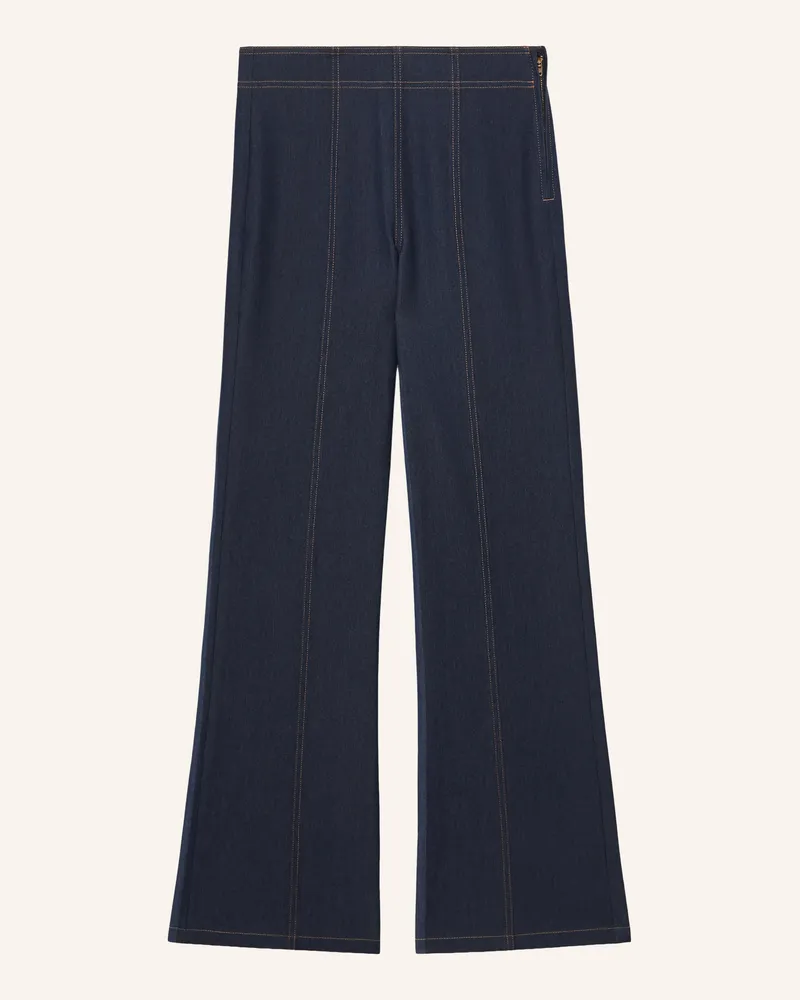 Reiss Flared Jeans Edie blau Dunkelblau