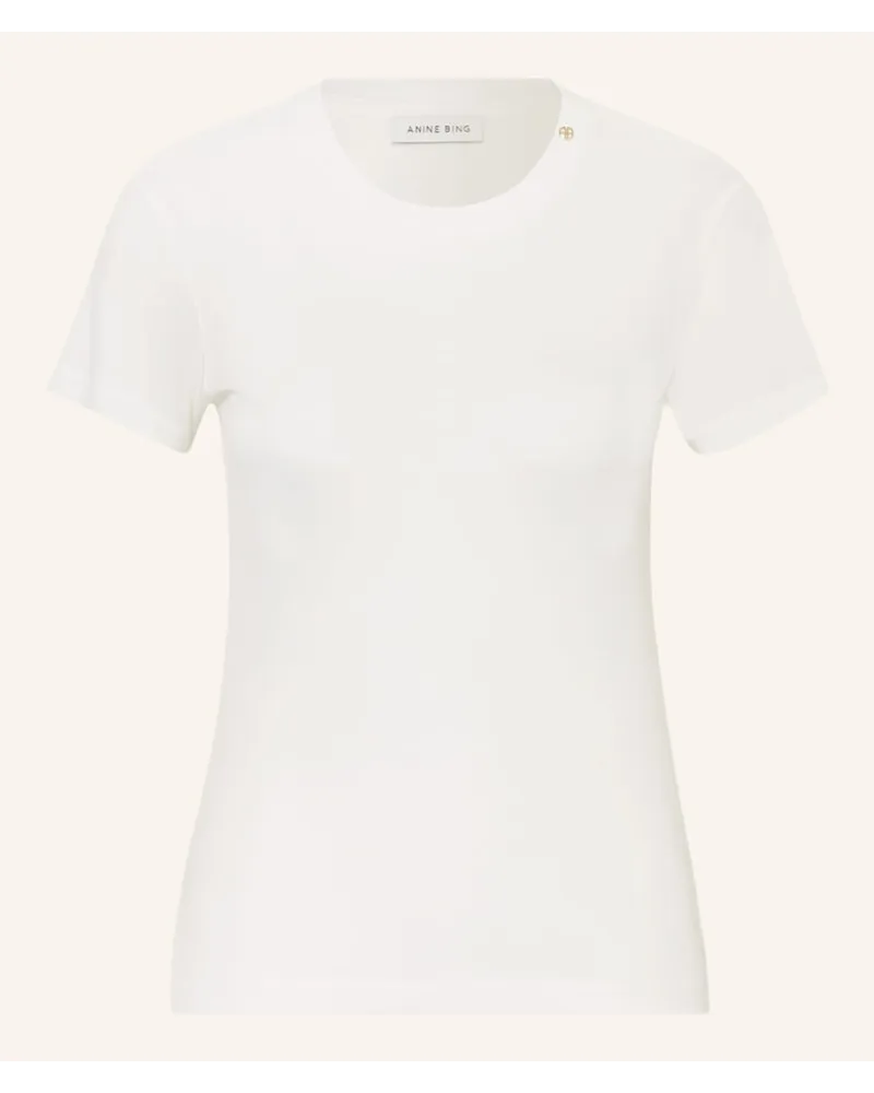 Anine Bing T-Shirt AMANI Weiss