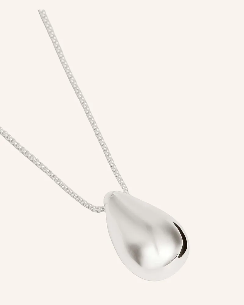 POMPIDOU Halskette ADJUSTABLE CHUBBY NECKLACE by GLAMBOU Silber