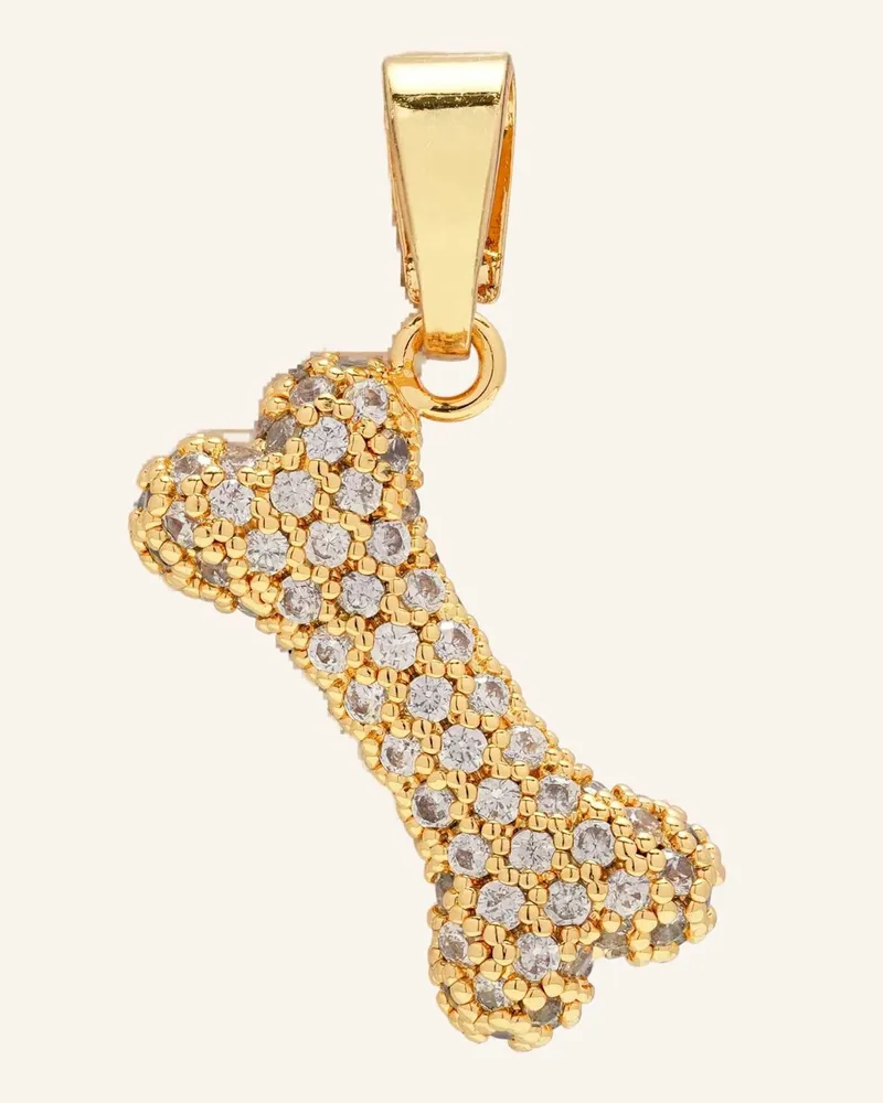 CRYSTAL HAZE Anhänger PUPPY LOVE by GLAMBOU Gold