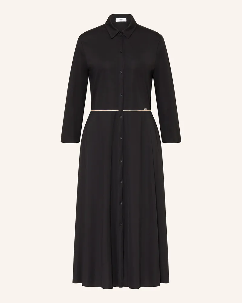 cinque Hemdblusenkleide CIELMA aus Jersey Schwarz