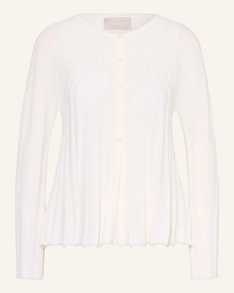 hemisphere Strickjacke aus Merinowolle Weiss