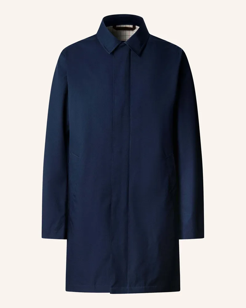 Hackett Stehkragenmantel Sloane Mac blau Blau