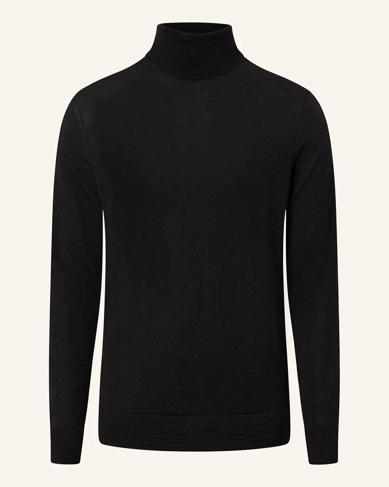 Strellson Rollkragenpullover Marek schwarz Schwarz