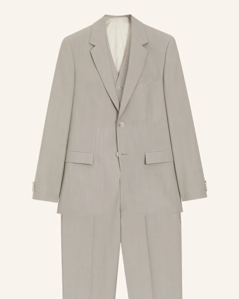 HUGO BOSS Business Anzug H-Houston-3pcs-262 Slim Fit grau Grau