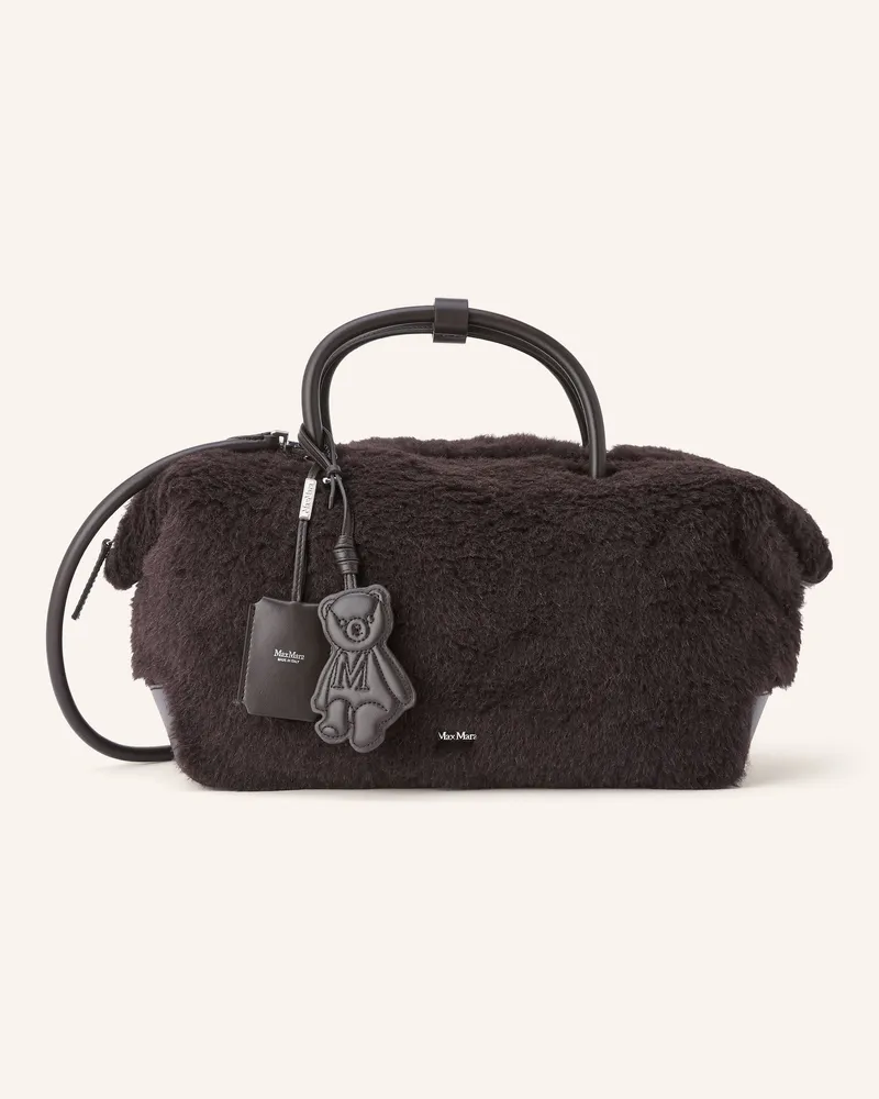 Max Mara Handtasche Teddyholdal braun Dunkelbraun