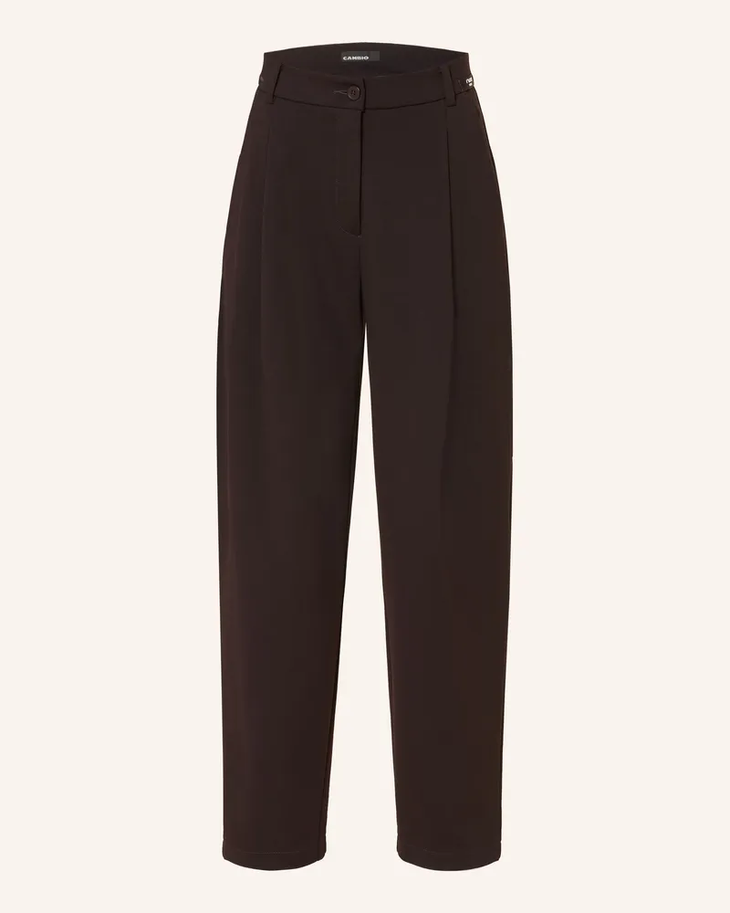 Cambio Marlenehose Etoile lila Schwarz
