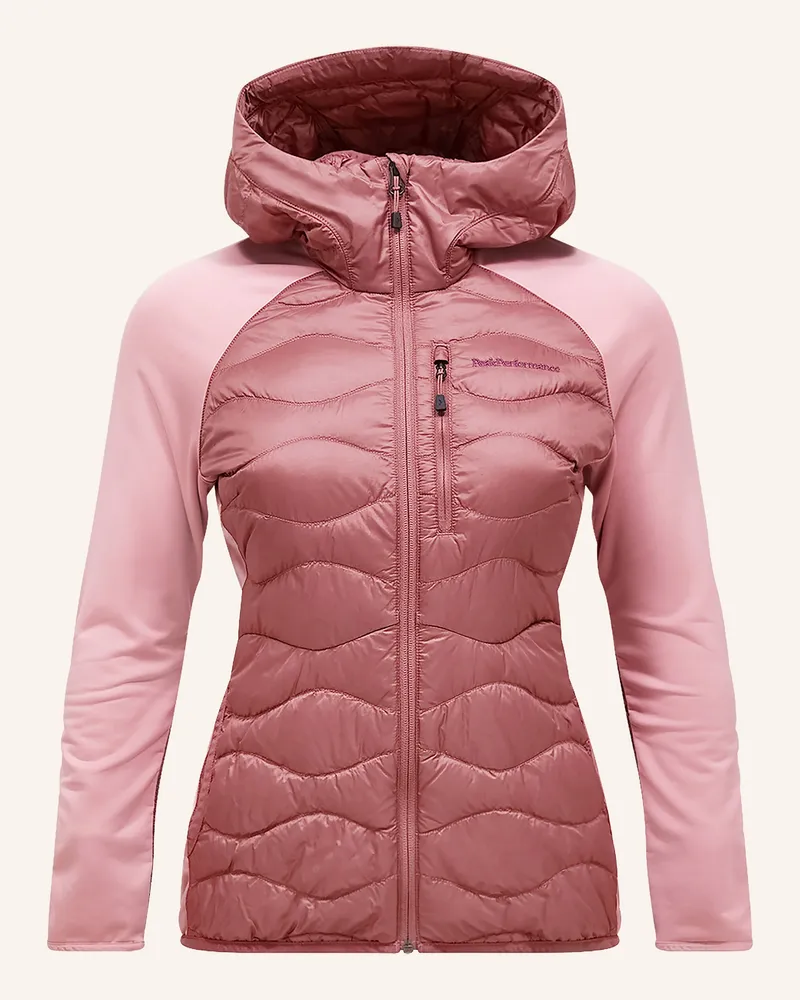Peak Performance Hybrid-Daunenjacke Helium rot Altrosa