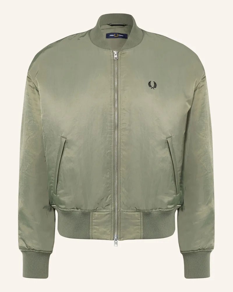 Fred Perry Blouson gruen Grün