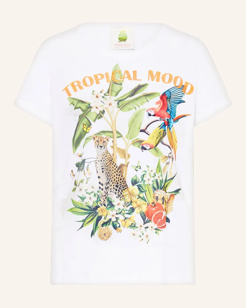 Princess goes Hollywood T-Shirt Mit Schmucksteinen weiss Weiss