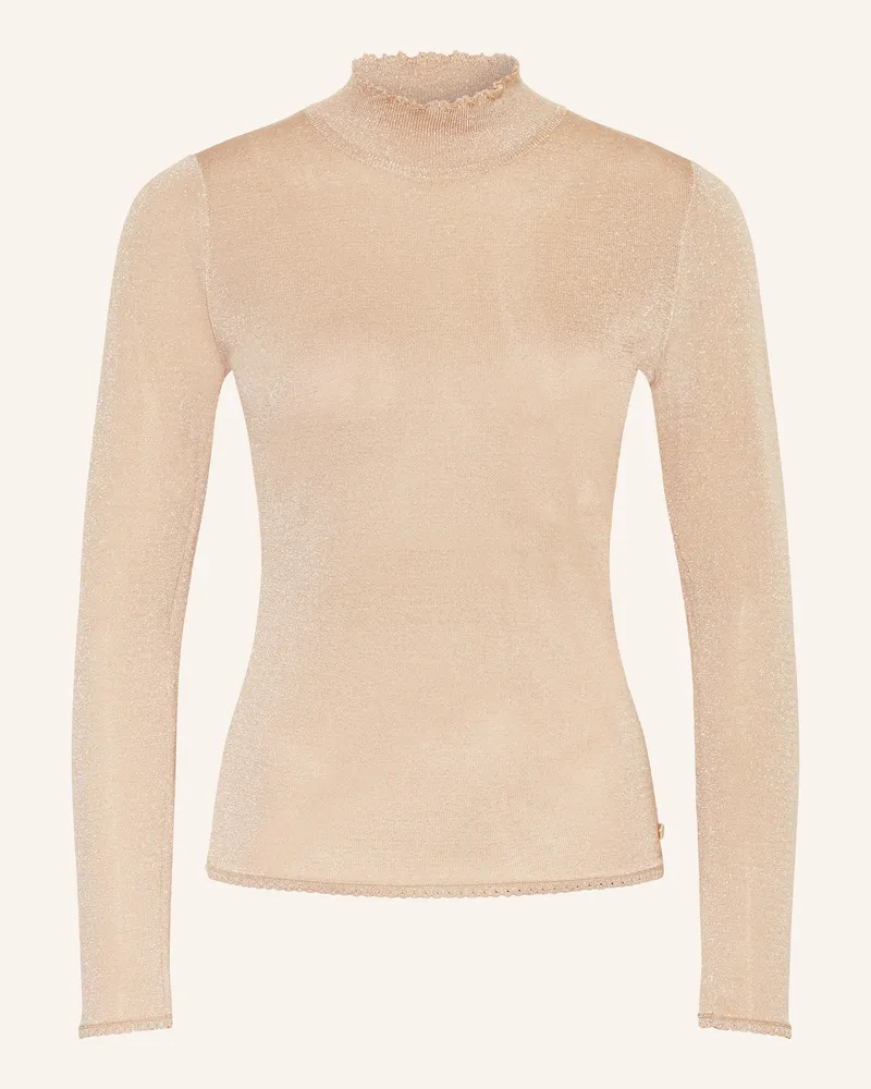 Marc Cain Pullover mit Glitzergarn Gold