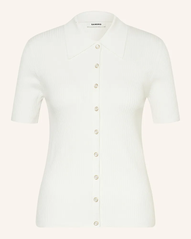Sandro Strickjacke Creme