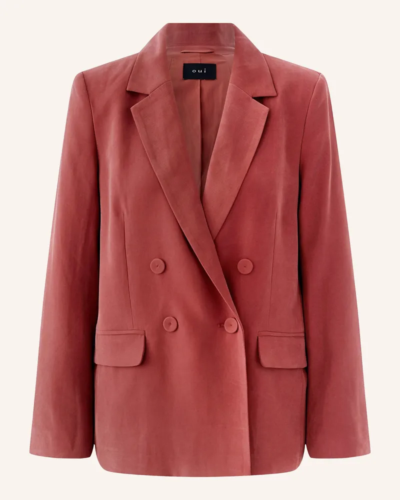 Oui  Blazer rot Dunkelrot