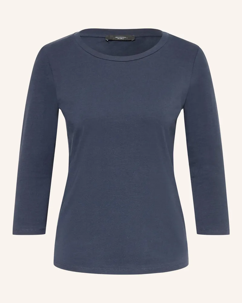 Max Mara Shirt Multia Mit 3/4-Arm blau Dunkelblau