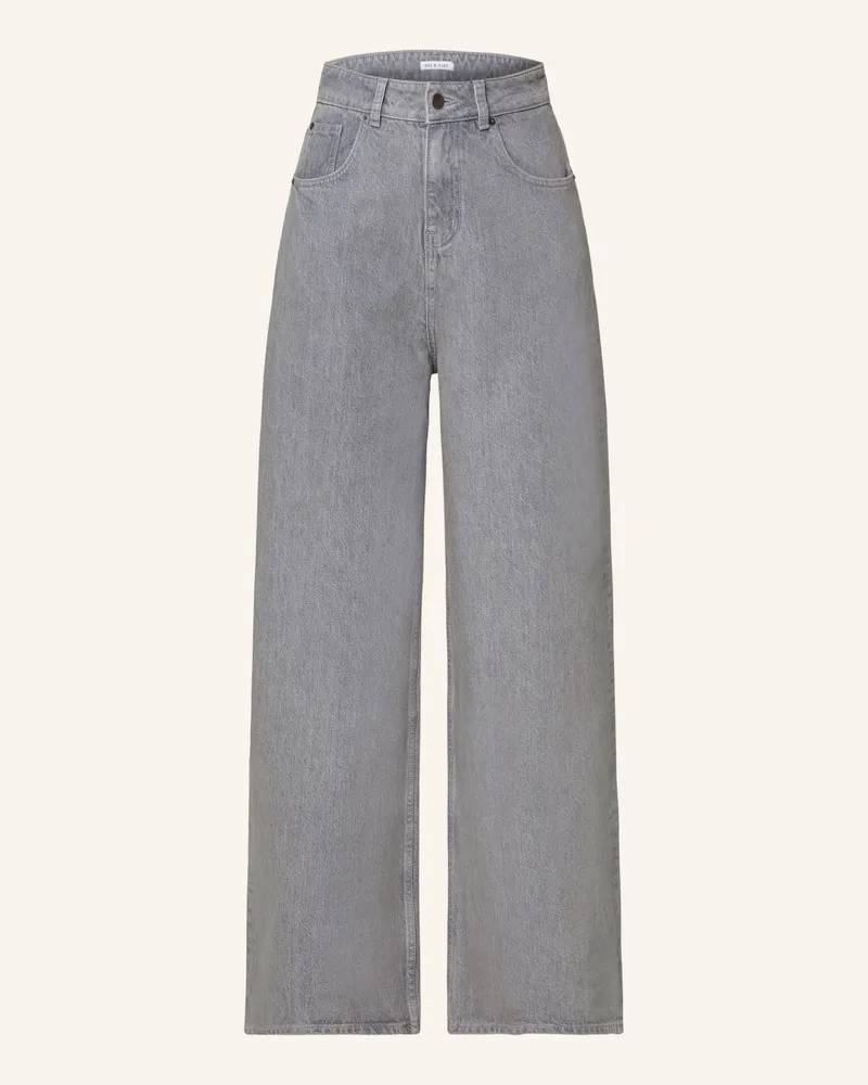Mrs & HUGS Straight Jeans grau Light