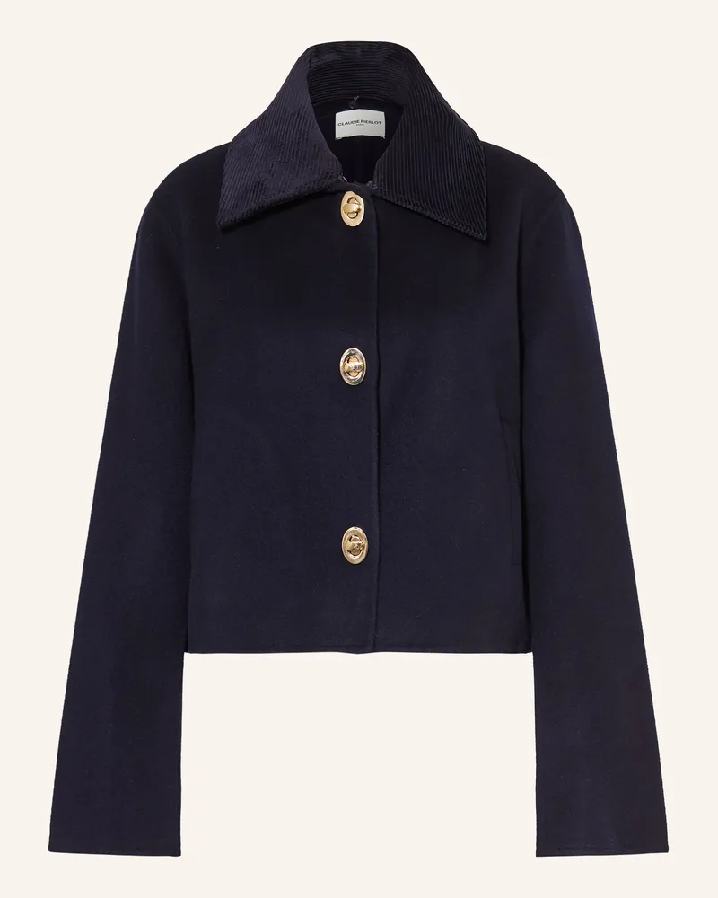 Claudie Pierlot Kastenjacke Mit Abnehmbarem Kragen blau Dunkelblau