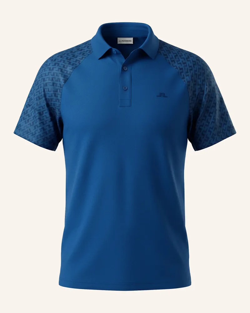J.Lindeberg Funktions-Poloshirt blau Blau