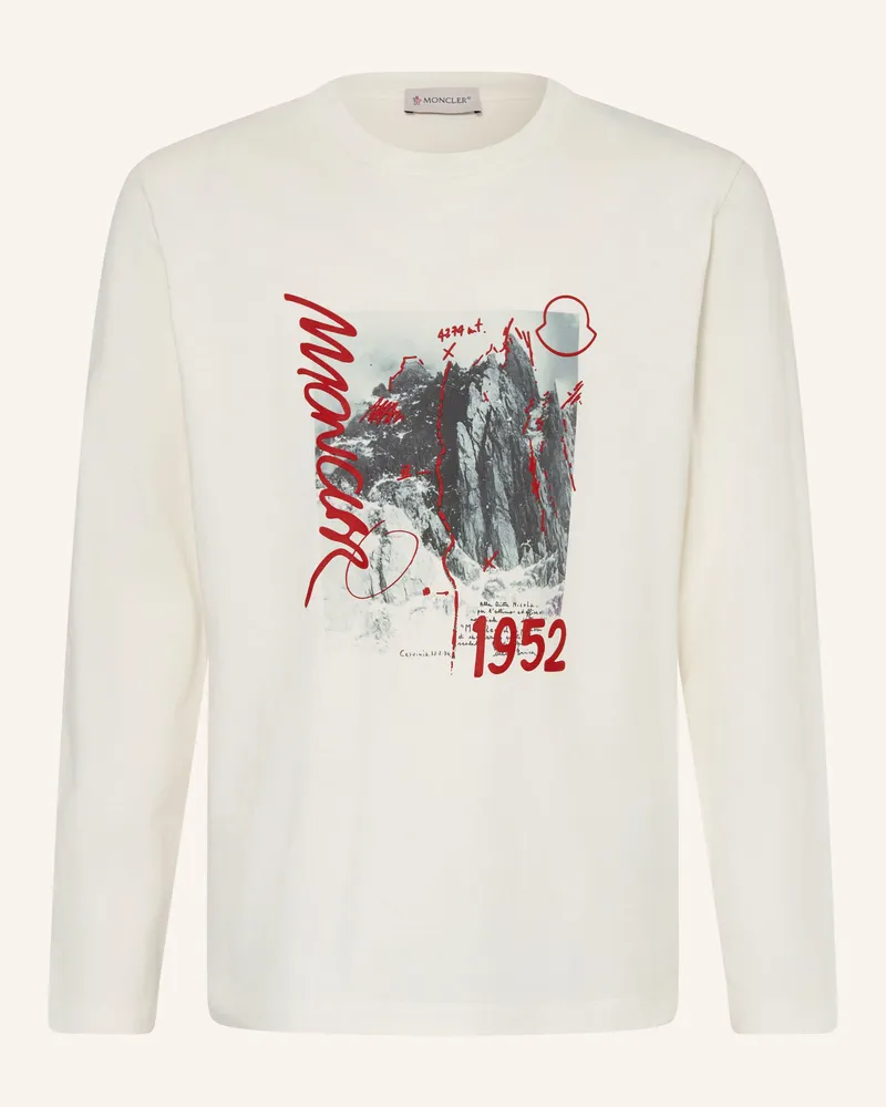 Moncler Longsleeve weiss Creme