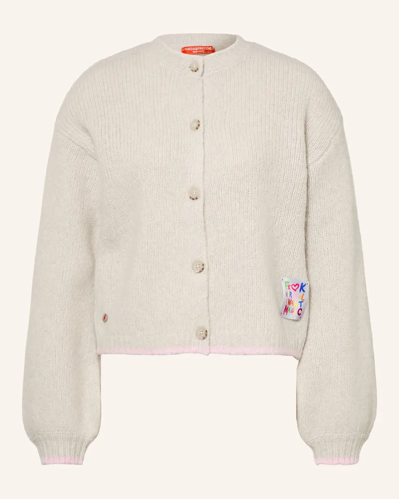 Frieda & Freddies Strickjacke weiss Creme