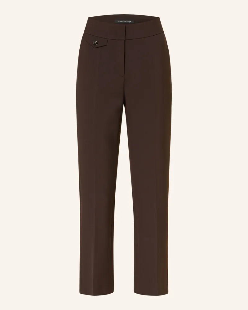 Luisa Cerano Hose braun Dunkelbraun