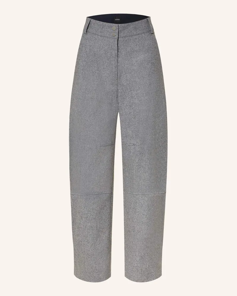 HUGO BOSS Flanellhose Telarana grau Grau