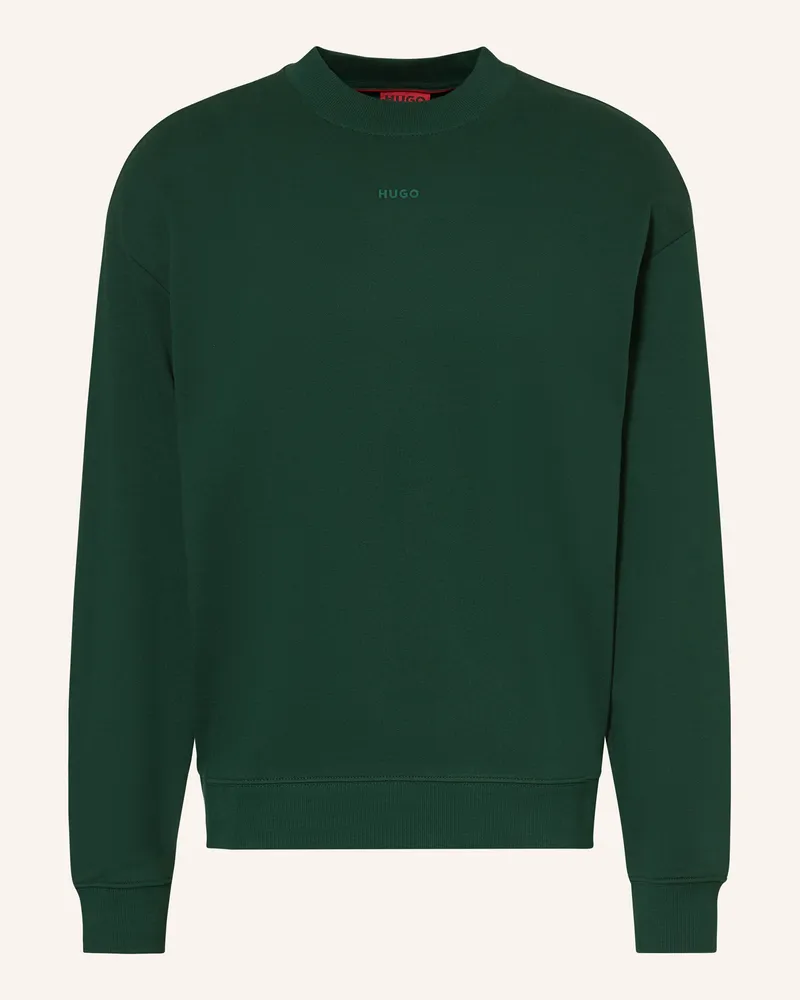 HUGO BOSS Sweatshirt DAPOCREW Dunkelgrün