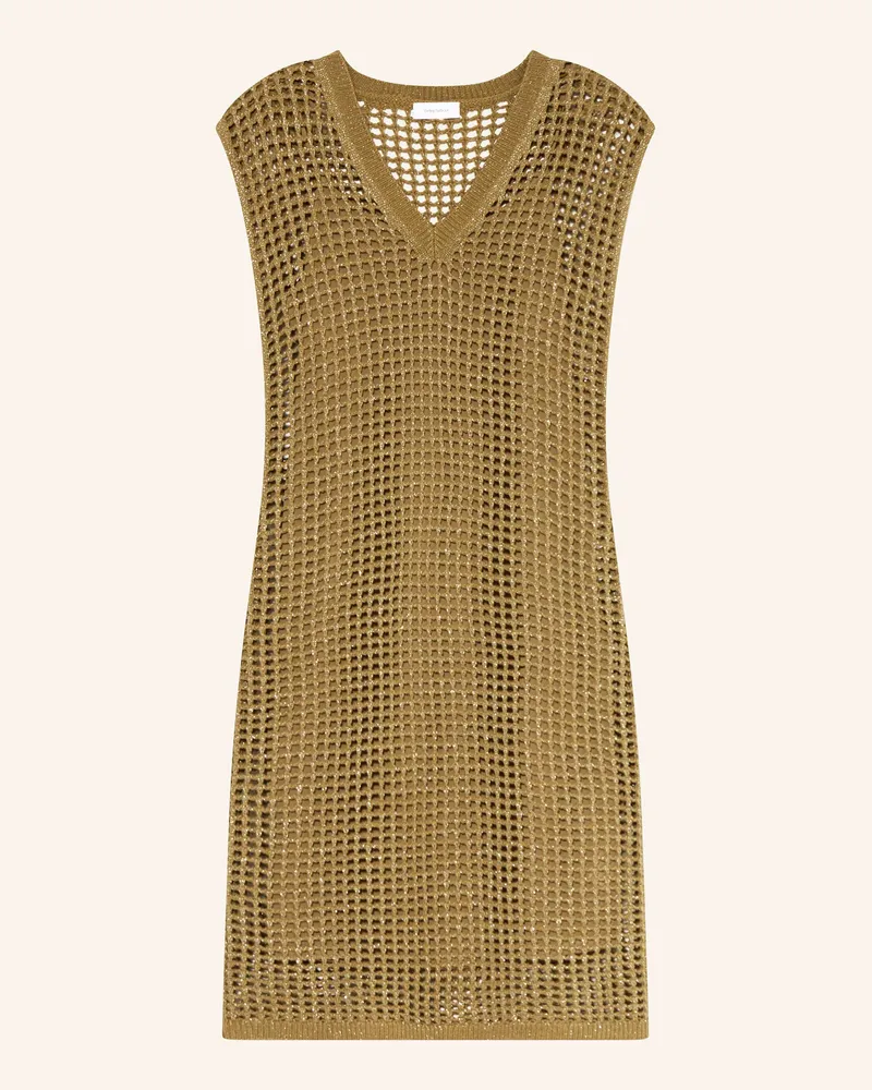 Darling Harbour Strickkleid Mit Glitzergarn braun Bronze